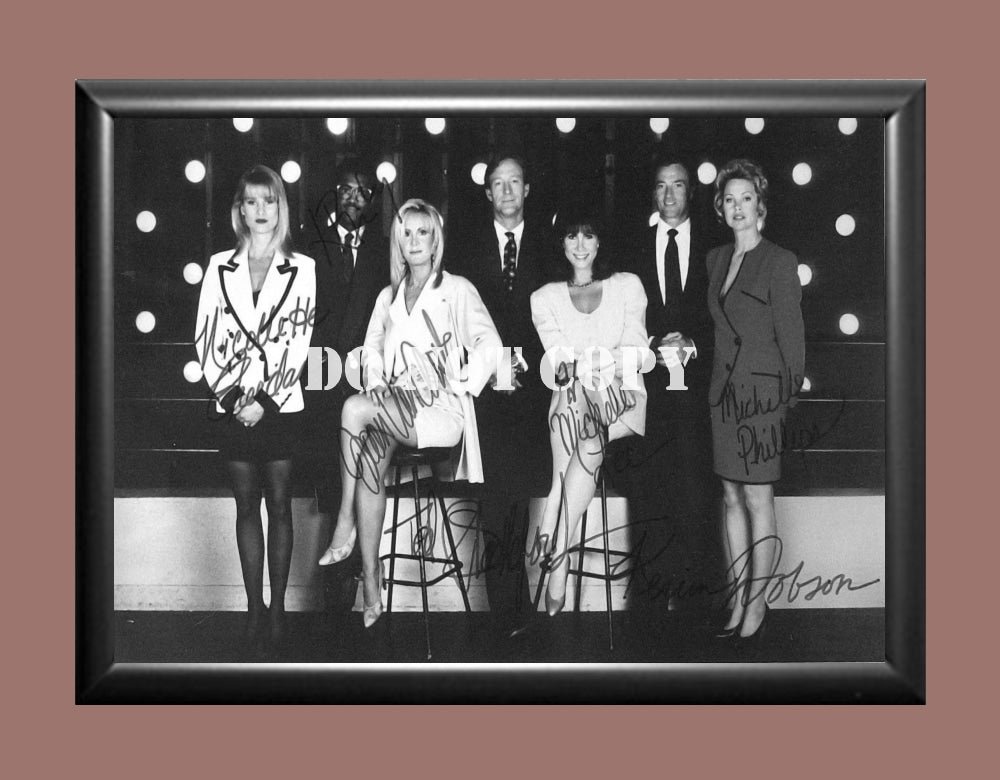 Knots Landing Cast Signed Autographed Photo Poster A4 8.3x11.7"" TV1299A4