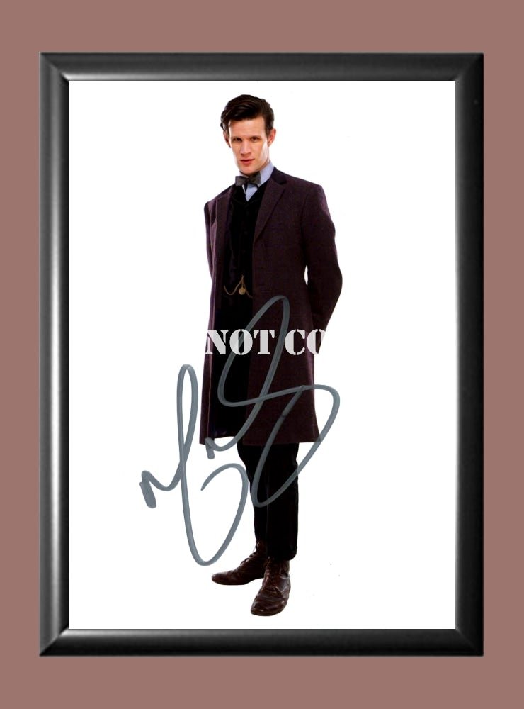 Matt Smith Dr Who Signed Autographed Photo Poster A4 8.3x11.7"" TV1291A4