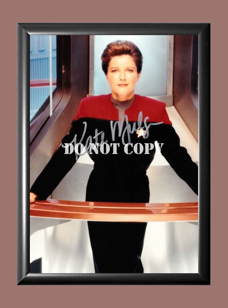 Kate Mulgrew Star Trek Voyager Signed Autographed Photo Poster A4 8.3x11.7"" TV1284A4