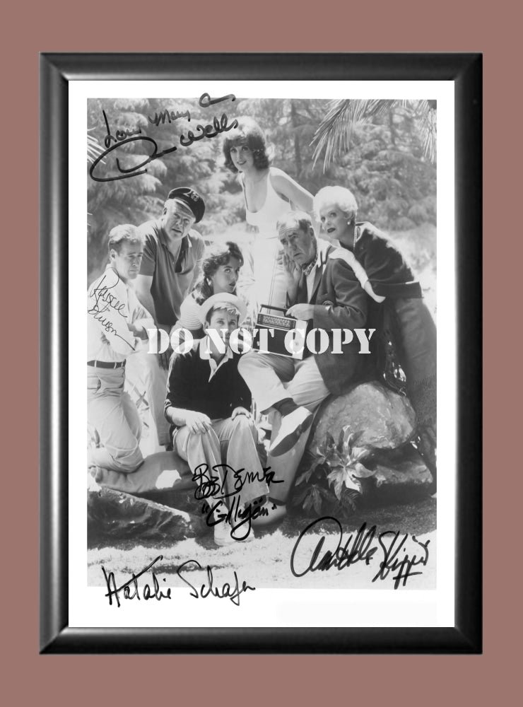 Gilligan's Island Cast Signed Autographed Photo Poster A4 8.3x11.7"" TV1232A4