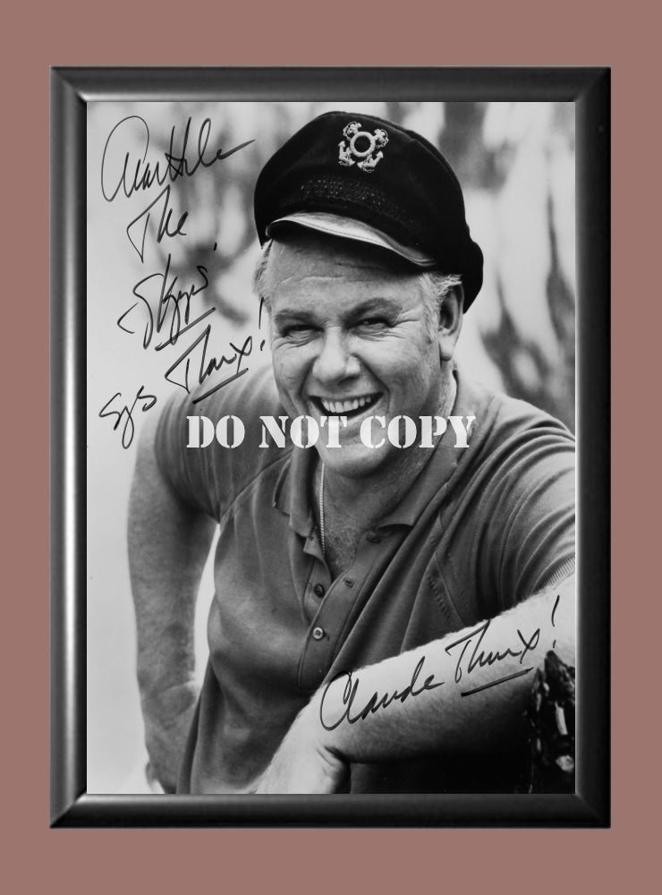 Gilligan's Island Alan Hale Signed Autographed Photo Poster A4 8.3x11.7"" TV1230A4