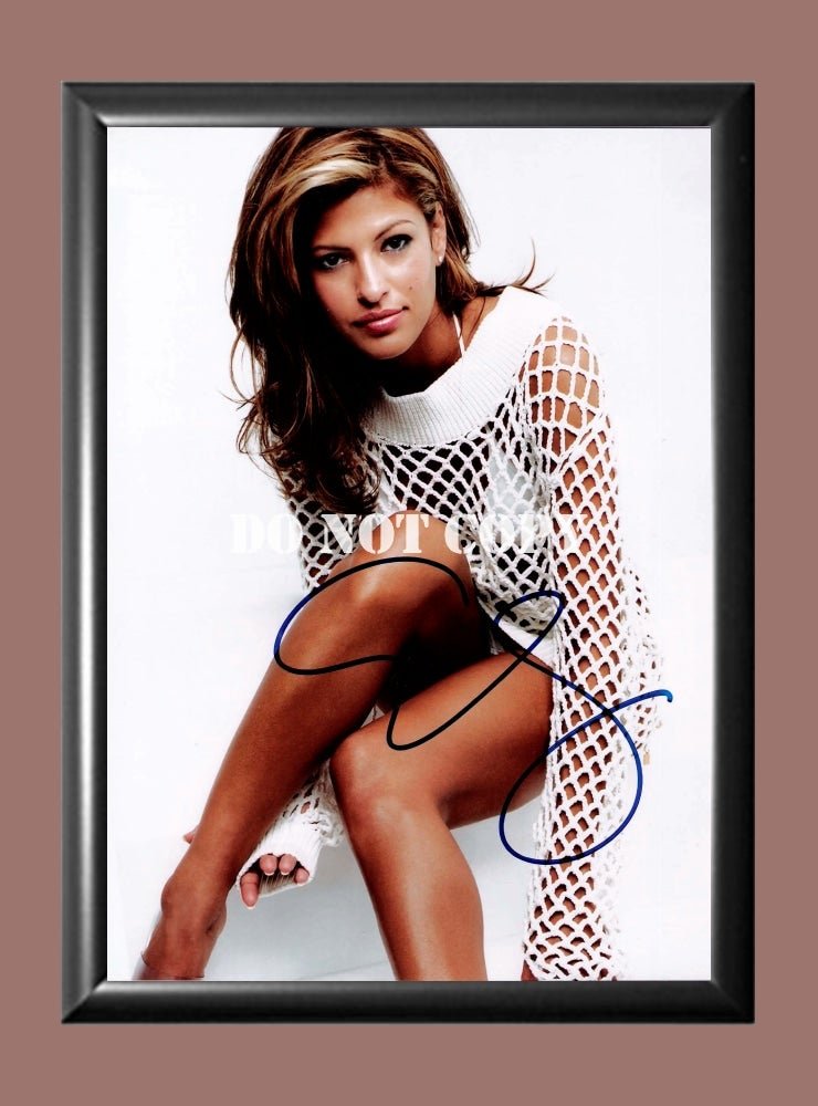 Eva Mendes Signed Autographed Photo Poster A4 8.3x11.7"" TV1222A4