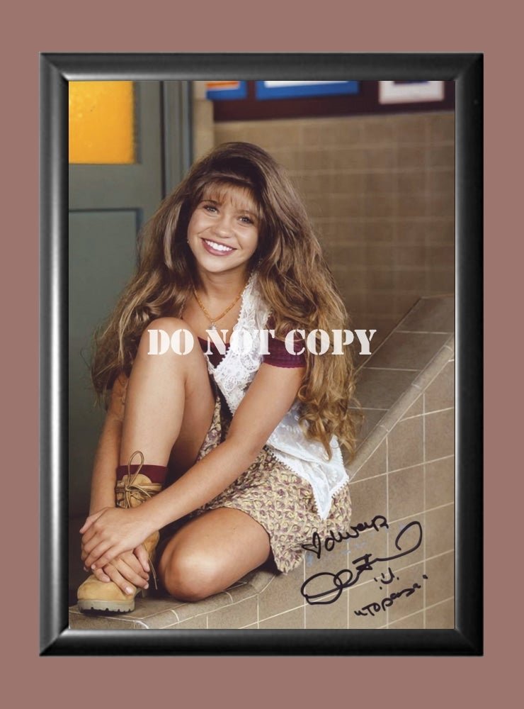 Danielle Fishel Boy Meets World Signed Autographed Photo Poster A4 8.3x11.7"" TV1196A4