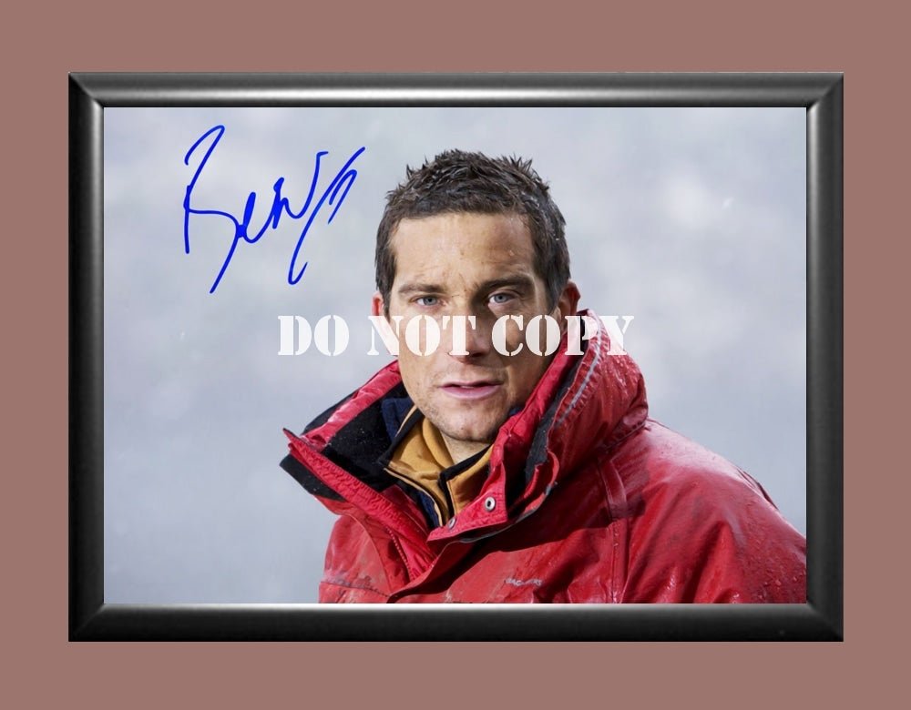 Bear Grylls Man vs. Wild Signed Autographed Photo Poster A4 8.3x11.7"" TV1144A4