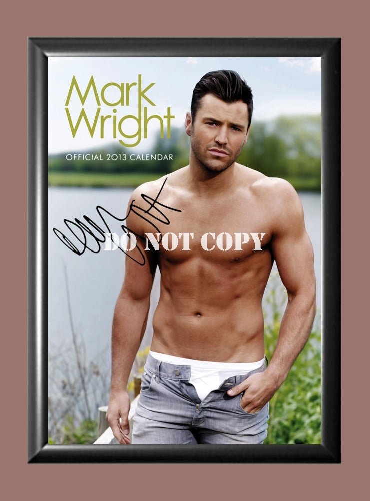 Mark Wright Signed Autographed Photo Poster A4 8.3x11.7"" TV1143A4