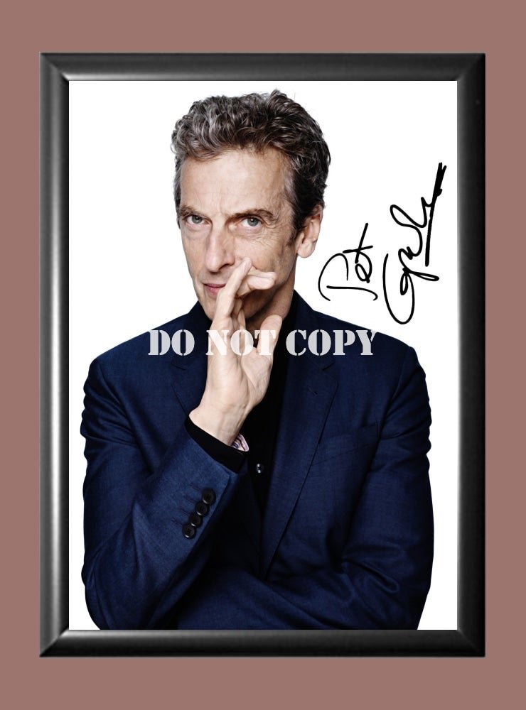 Peter Capaldi Signed Autographed Photo Poster A4 8.3x11.7"" TV1129A4