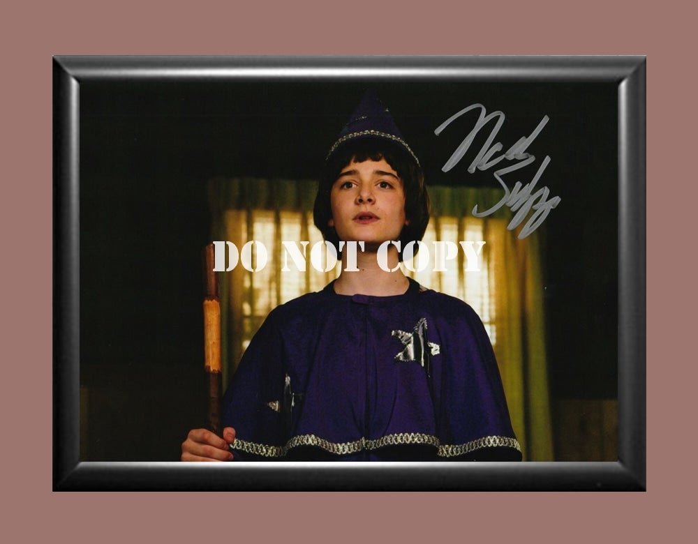 Noah Schnapp Stranger Things Signed Autographed Photo Poster A3 11.7x16.5"" TV1421A3