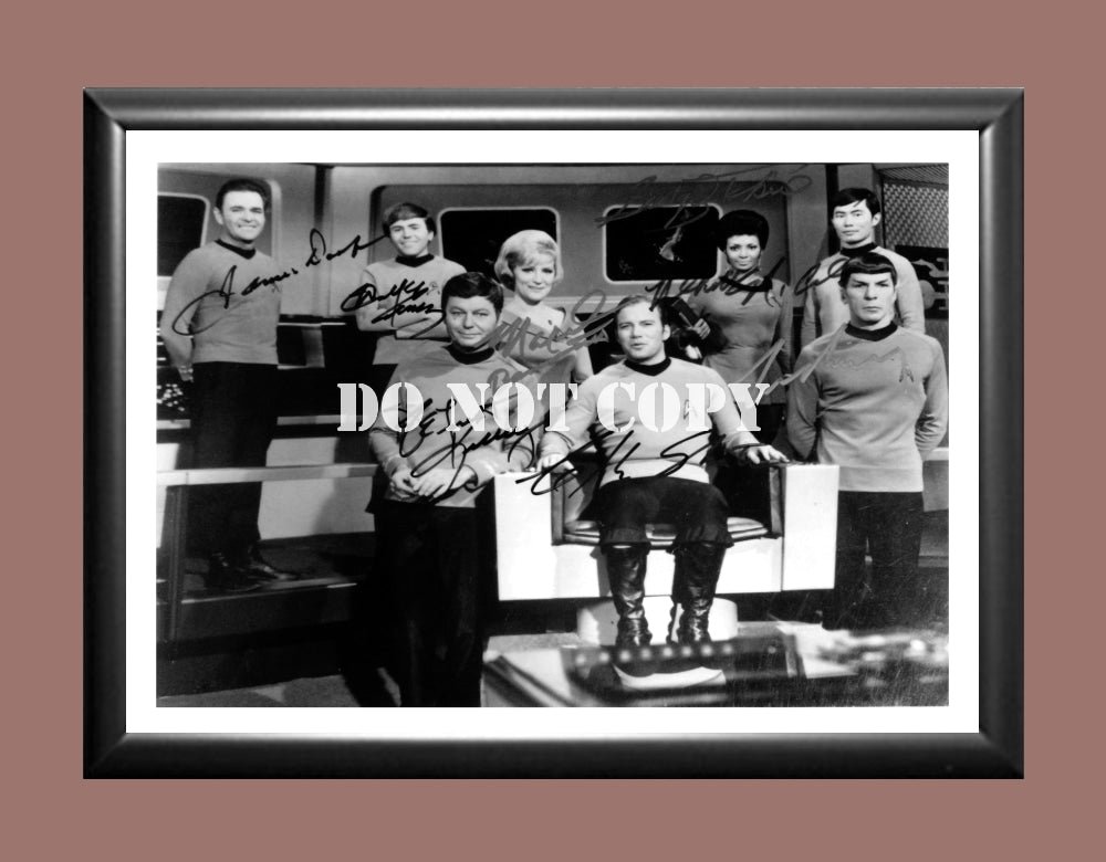 Star Trek Cast Signed Autographed Photo Poster A3 11.7x16.5"" TV1411A3