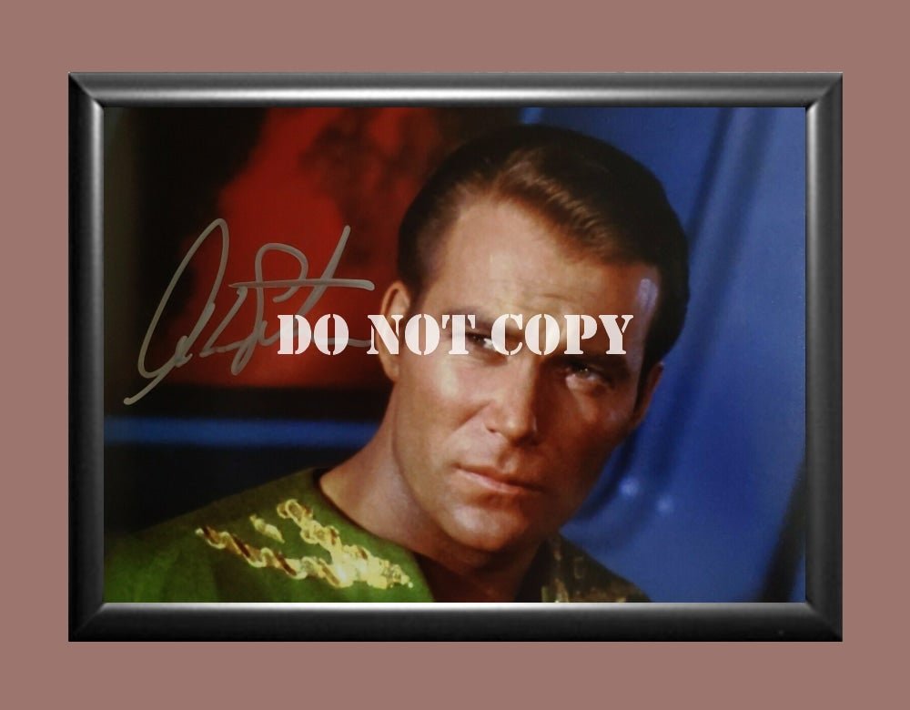 William Shatner Star Trek Signed Autographed Photo Poster A3 11.7x16.5"" TV1408A3