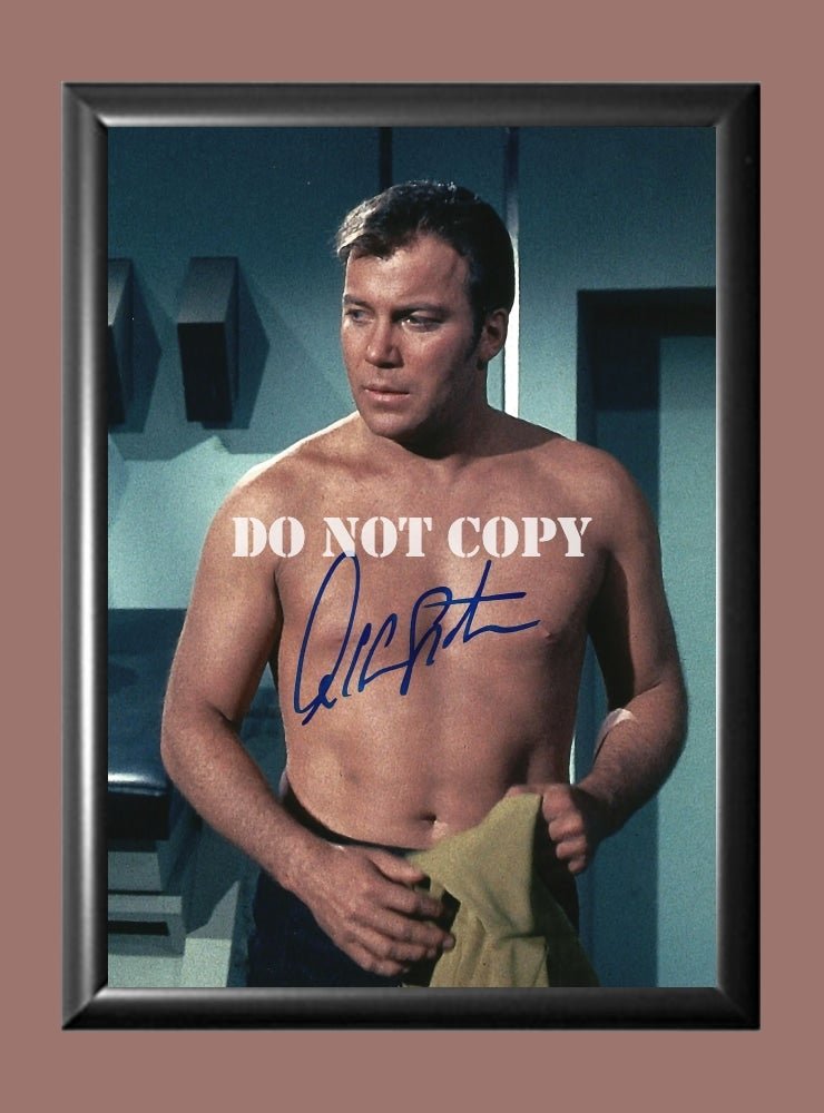 William Shatner Star Trek Signed Autographed Photo Poster A3 11.7x16.5"" TV1406A3