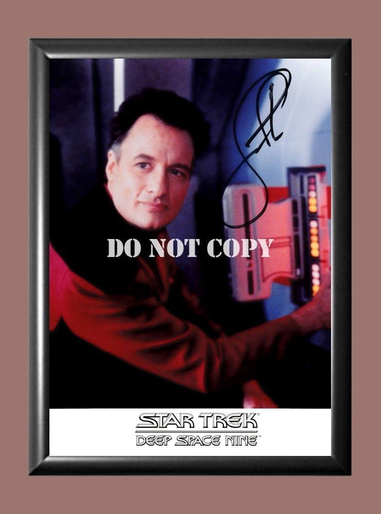 John De Lancie Star Trek Deep Space Nine Signed Autographed Photo Poster A3 11.7x16.5"" TV1377A3