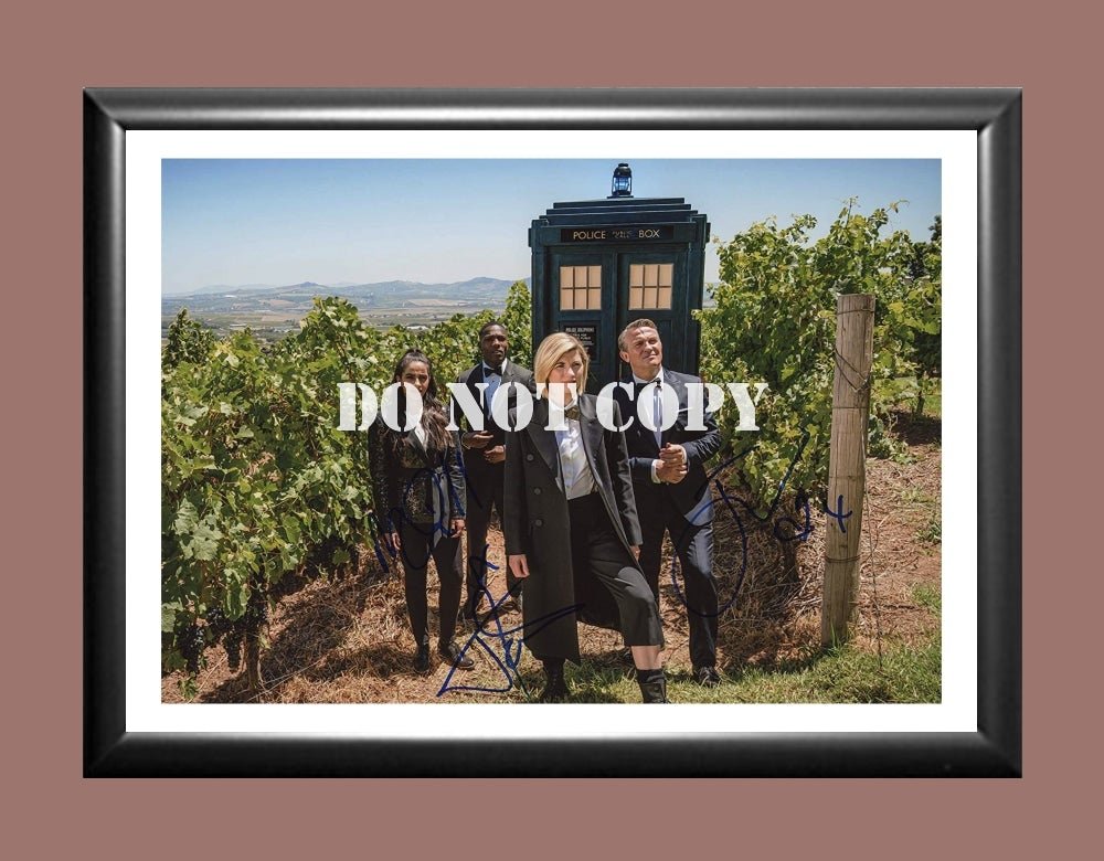 Jodie Whittaker Dr Who Cast Signed Autographed Photo Poster A3 11.7x16.5"" TV1266A3