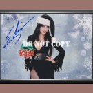 Elvira Cassandra Peterson Mistress of the Dark Signed Autographed Photo Poster A3 11.7x16.5"" TV1205