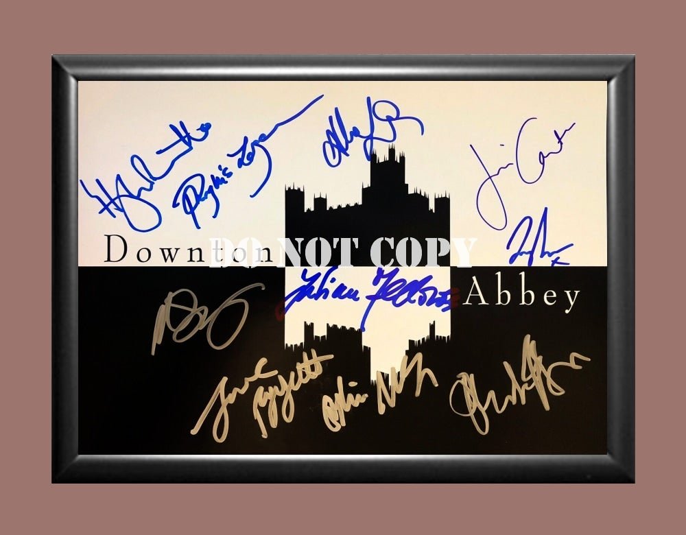 Downton Abbey Cast Signed Autographed Photo Poster A3 11.7x16.5"" TV1201A3