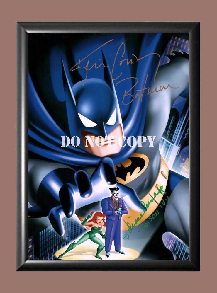 Batman Kevin Conroy Diane Pershing Signed Autographed Photo Poster A3 11.7x16.5"" TV1167A3