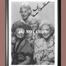 The Golden Girls Cast Signed Autographed Photo Poster A2 16.5x23.4"" TV1431A2