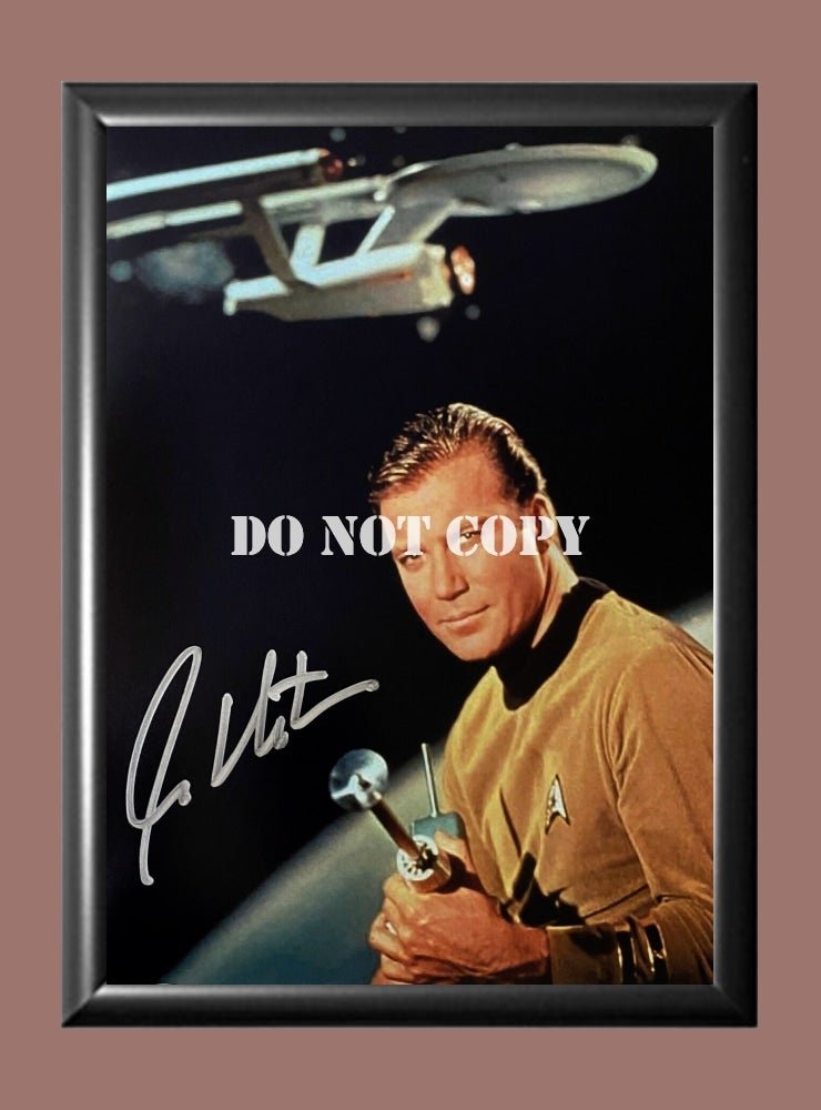 William Shatner Star Trek Signed Autographed Photo Poster A2 16.5x23.4"" TV1409A2