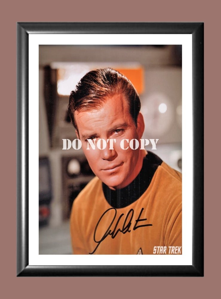 William Shatner Star Trek Signed Autographed Photo Poster A2 16.5x23.4"" TV1407A2