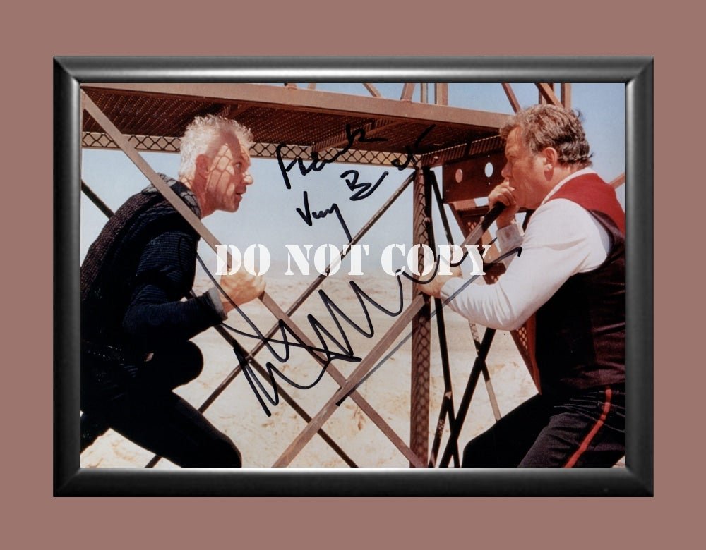 Malcom McDowell Star Trek Signed Autographed Photo Poster A2 16.5x23.4"" TV1385A2