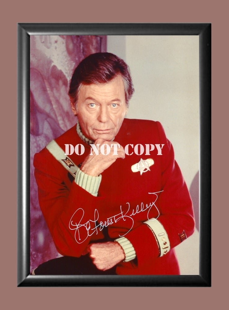DeForest Kelley Star Trek Signed Autographed Photo Poster A2 16.5x23.4