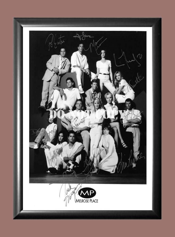 Melrose Place Cast Signed Autographed Photo Poster A2 16.5x23.4"" TV1323A2