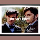 David Tennant Matt Smith Dr Who Signed Autographed Photo Poster A2 16.5x23.4"" TV1290A2