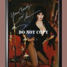 Elvira Cassandra Peterson Mistress of the Dark Signed Autographed Photo Poster A2 16.5x23.4"" TV1210