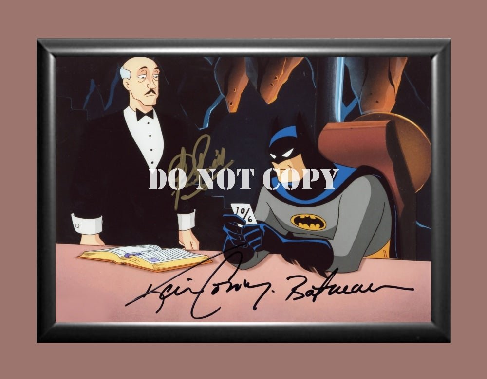 Batman Clive Revill Kevin Conroy Signed Autographed Photo Poster A2 16.5x23.4"" TV1178A2