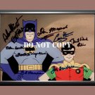 Batman Cast Adam West Burt Ward Signed Autographed Photo Poster A2 16.5x23.4"" TV1168A2