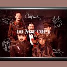 Blackadder Cast Rowan Atkinson Stephen Fry Tony Robinson Signed Autographed Photo Poster A2 16.5x23.