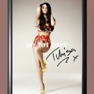 Tulisa Contostavlos Signed Autographed Photo Poster A2 16.5x23.4"" TV1141A2