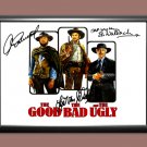 Clint Eastwood Eli Wallch Van Cleefe Good Bad Ugly  Signed Autographed Photo Poster mo1586 A2 16.5x2