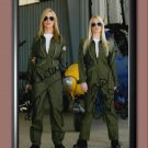 Kayden Kross and Jesse Jane Top Gun Pilots Parody Adult Models Signed Autographed Poster Photo A4 8.