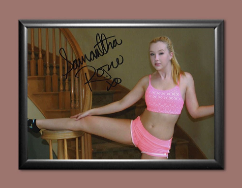 Samantha Rone Adult Model Signed Autographed Poster Photo A3 11.7x16.5"" MO2940A3