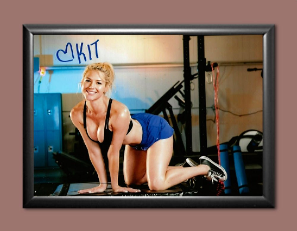 Kit Mercer Adult Model Signed Autographed Poster Photo A3 11.7x16.5"" MO2871A3