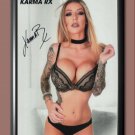 Karma Rx Adult Model Signed Autographed Poster Photo A3 11.7x16.5"" MO2794A3