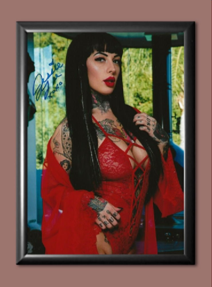 Jessie Lee Adult Model Signed Autographed Poster Photo A3 11.7x16.5"" MO2767A3