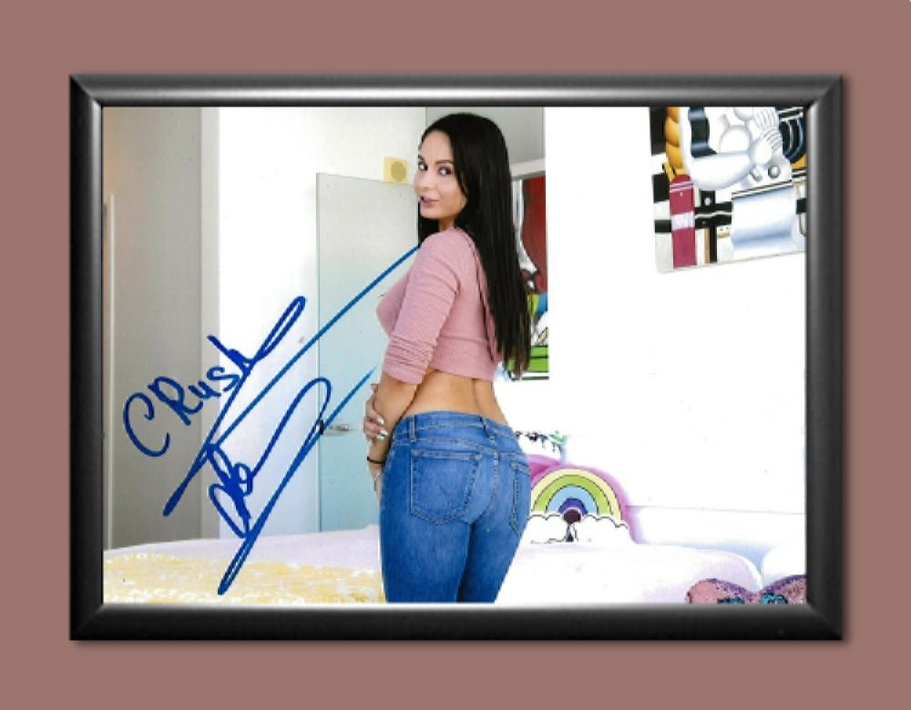 Crystal Rush Adult Model Signed Autographed Poster Photo A3 11.7x16.5"" MO2709A3