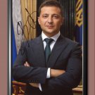 Volodmyr Zelensky Ukranian President Signed Autographed Poster Photo A4 8.3x11.7"" H150A4