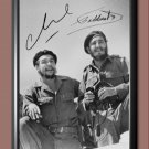Che Guevara Fidel Castro Signed Autographed Poster Photo A2 16.5x23.4"" H142A2