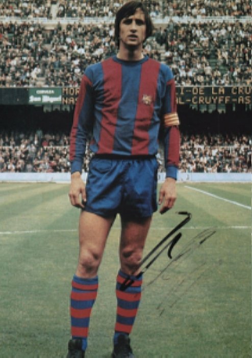 Johan Cruyff Signed Autographed Poster Photo A4 8.3x11.7""