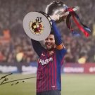 Lionel Messi Barcelona Signed Autographed Poster Photo A4 8.3x11.7""
