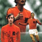 Johan Cruyff Signed Autographed Poster Photo A3 11.7x16.5""
