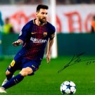 Lionel Messi Barcelona Signed Autographed Poster Photo A2 16.5x23.4""
