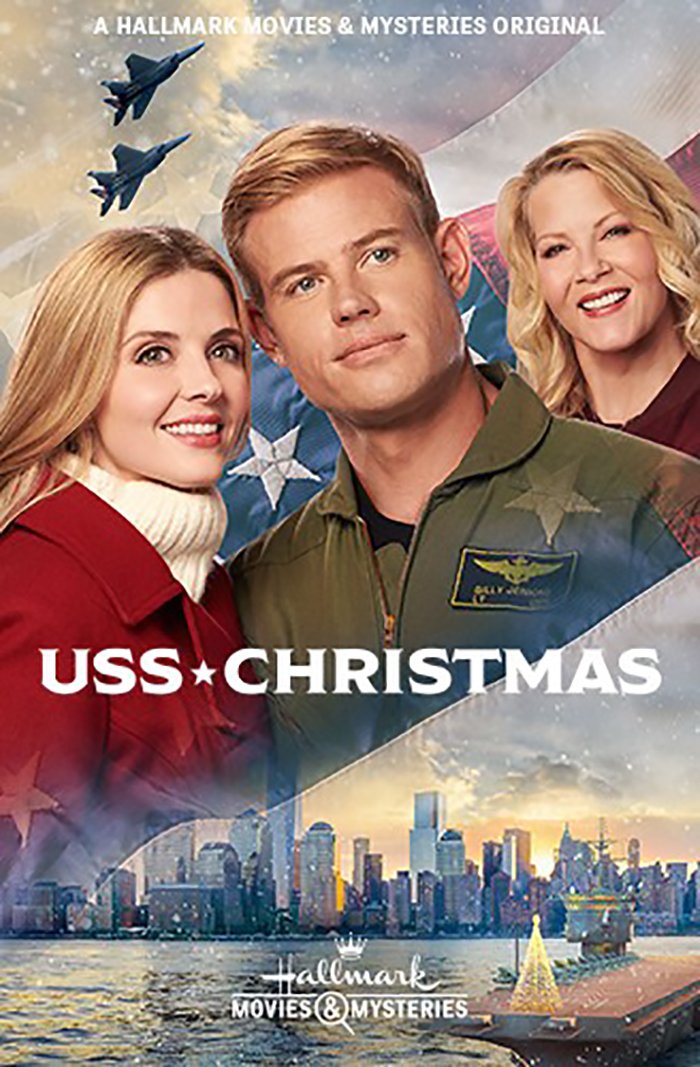 USS Christmas DVD 2020 Hallmark Movie Jen Lilley Trevor Donovan