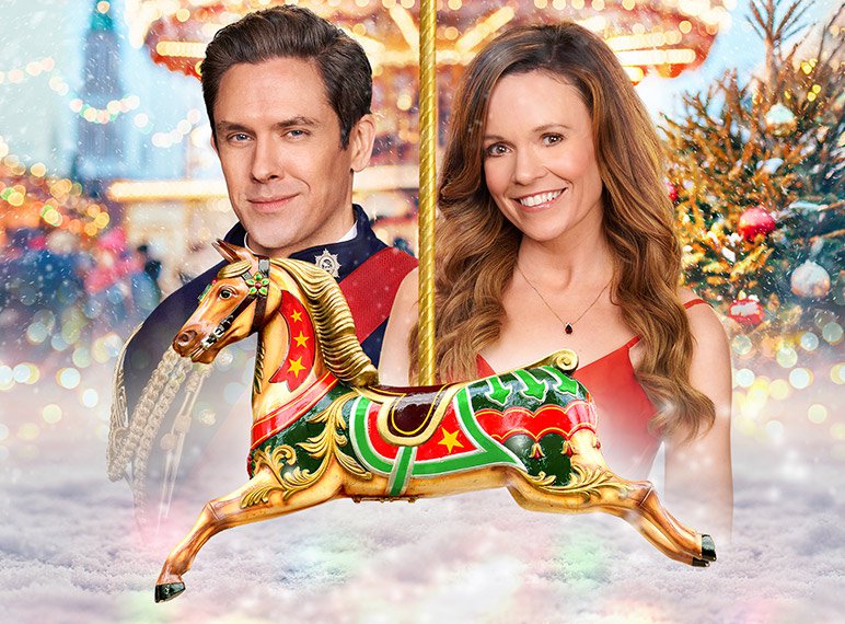 A Christmas Carousel DVD 2020 Hallmark Movie Rachel Boston Neal Bledsoe