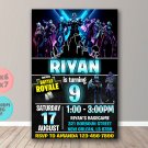 Fortnite Battle Royale Birthday Invitation