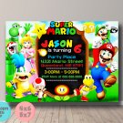 Super Mario Birthday Invitation