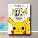 Pokemon Birthday Invitations