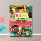 Cocomelon Cody Birthday Party Invitation